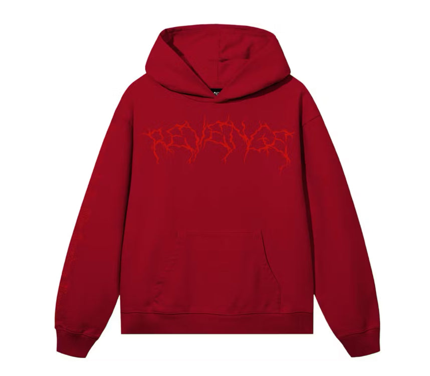 X Lightning Heartbreak Hoodie Red/Red