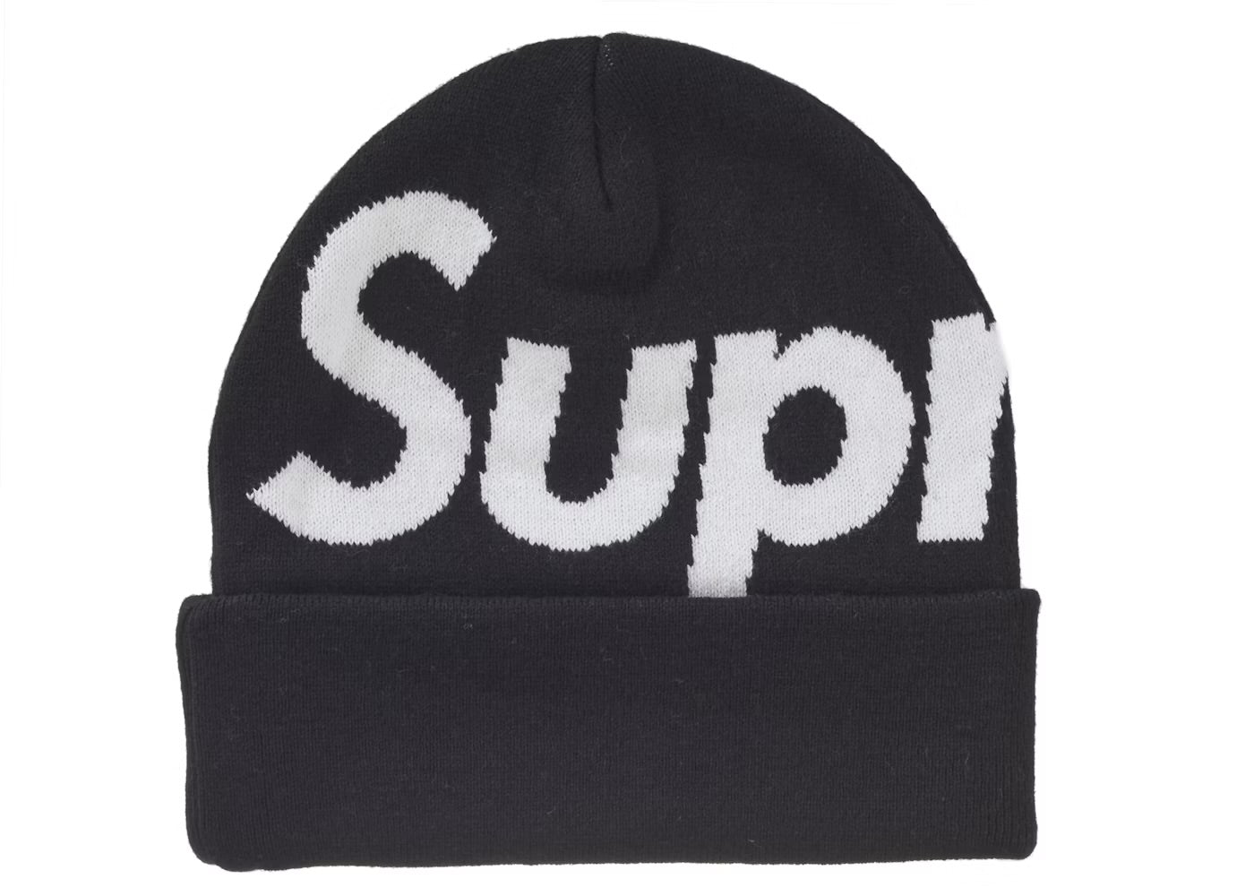 Supreme FW24 Big Logo Black Beanie