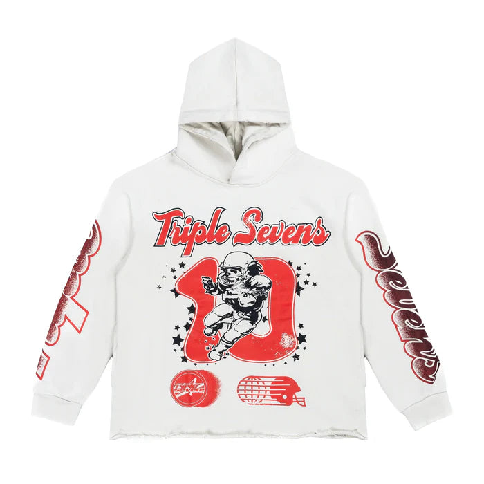 All Star Football Hoodie White