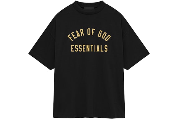 Fear of God Essentials Black FW24 Tee
