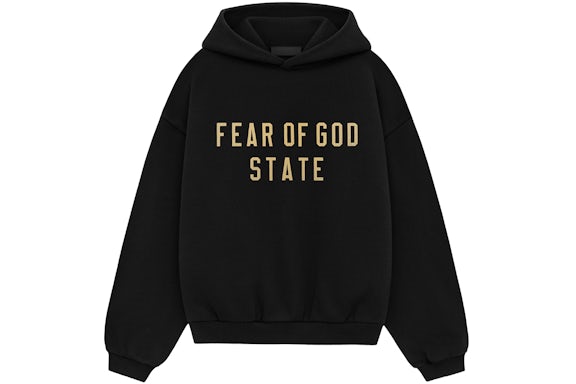 Fear of God Essentials Black FW24 Hoodie