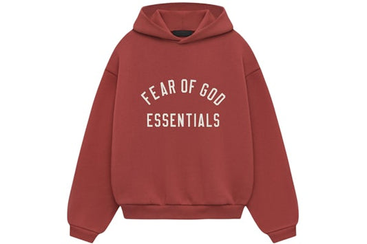 Fear of God Essentials Crimson FW24 Hoodie