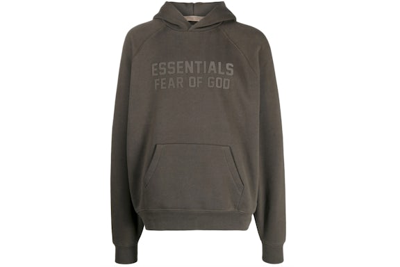 Fear of God Essentials Off Black SS23 Hoodies