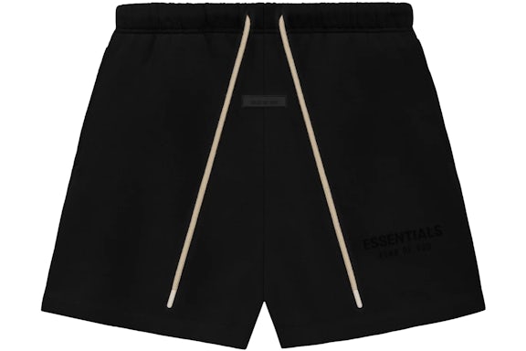 Fear of God Essentials Jet Black SS23 Shorts