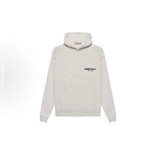 Fear of God Essentials Light Oatmeal SS22 Hoodies