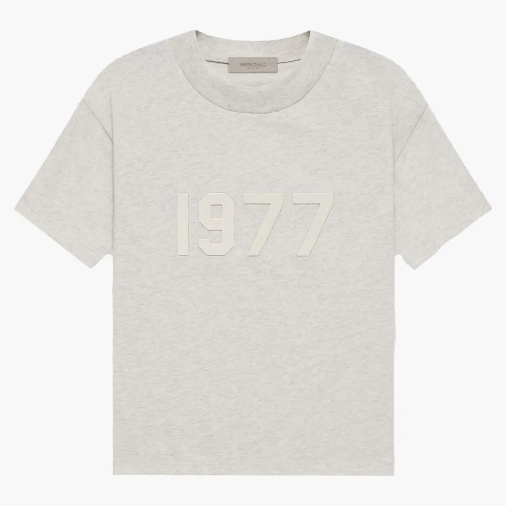 Fear of God Essentials Light Oatmeal 1977 SS22 Tee