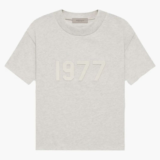Fear of God Essentials Light Oatmeal 1977 SS22 Tee