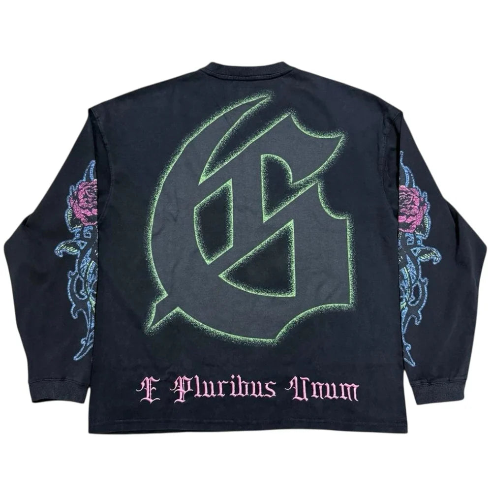 Vandake L/S Black Wash