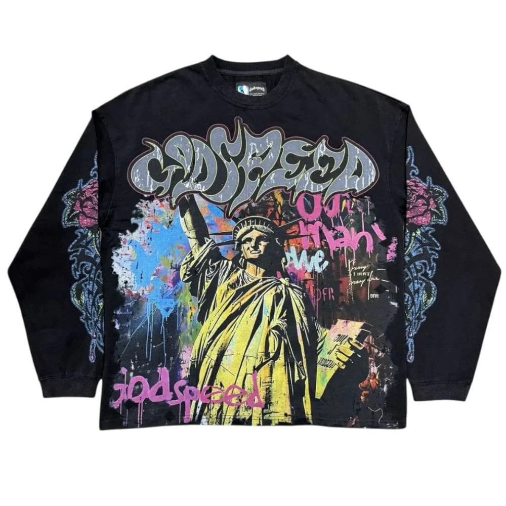 Vandake L/S Black Wash