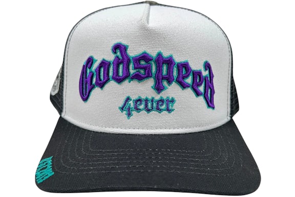 Forever Trucker Hat White/Black/Purple