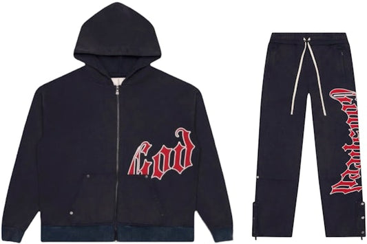 OG Logo sweatsuit V2 Black/red