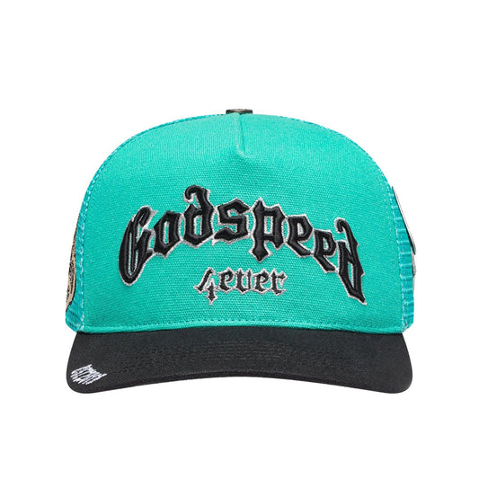 GS FOREVER TRUCKER HAT TURQUOISE/BLACK