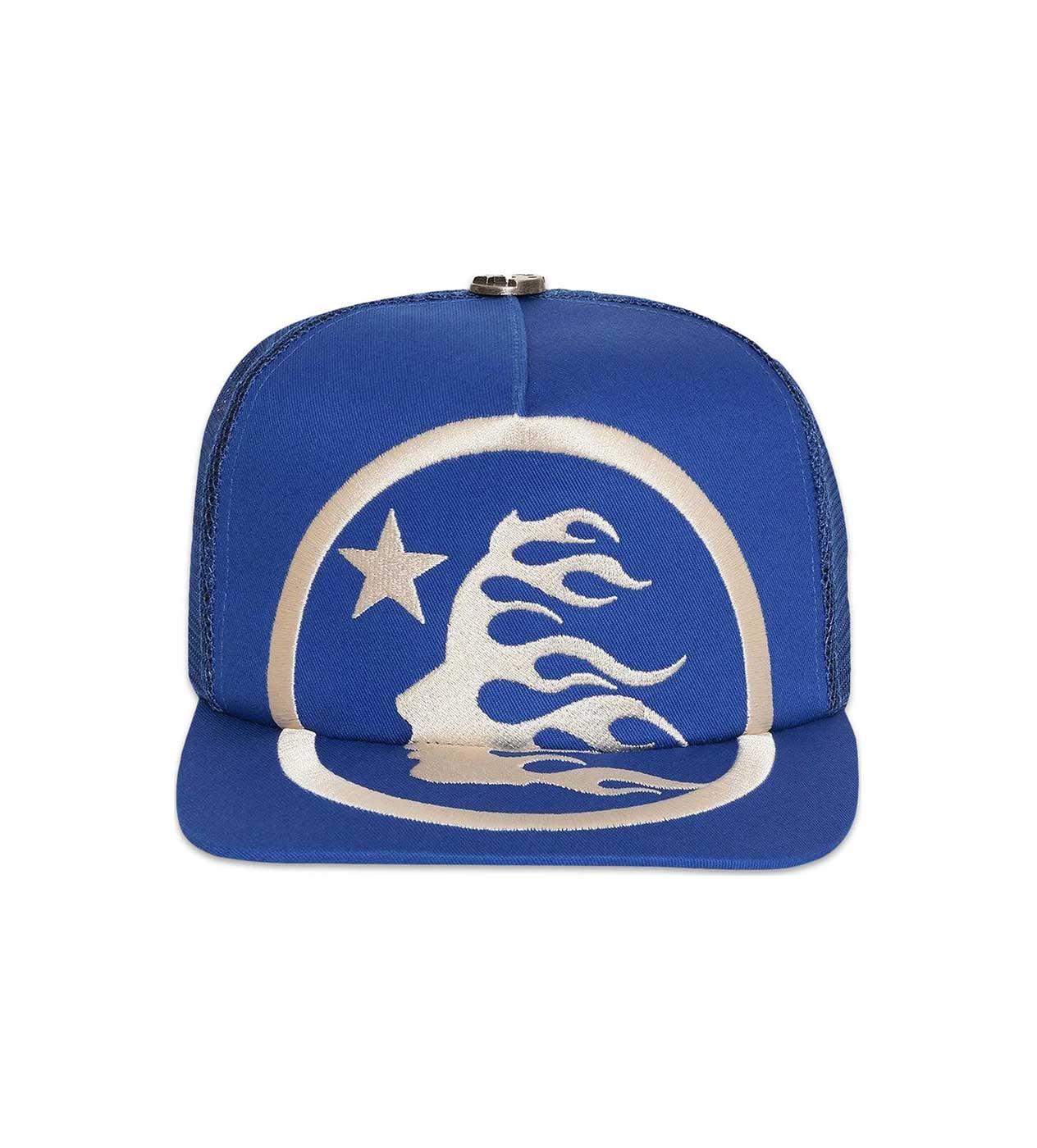Big Logo Trucket Hat Blue SNAPBACK