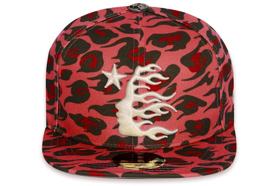 Cheetah Print Hat Red SNAPBACK
