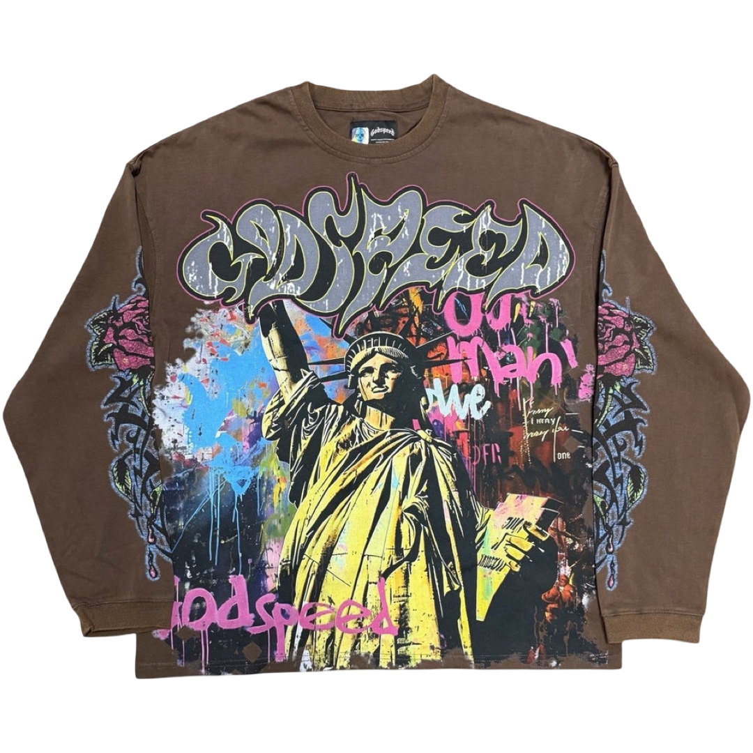 Vandal Brown LS T-Shirt