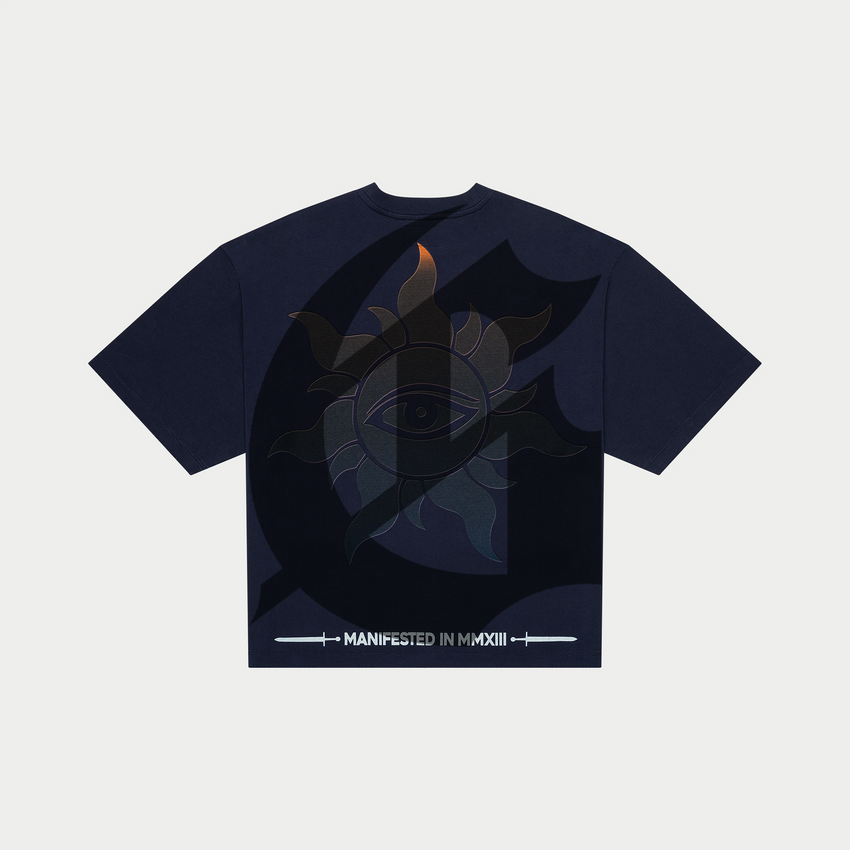 Purple City tee Navy