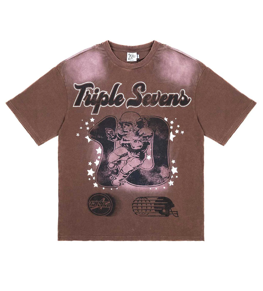 All Star Football Tee Brown