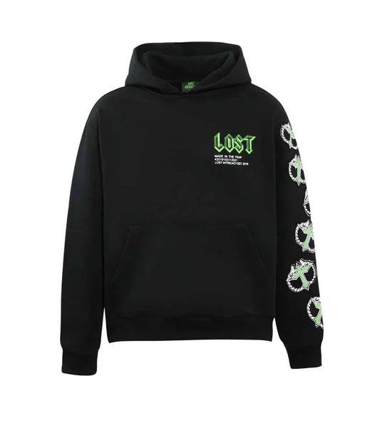 Black/Green MITT Hoodie