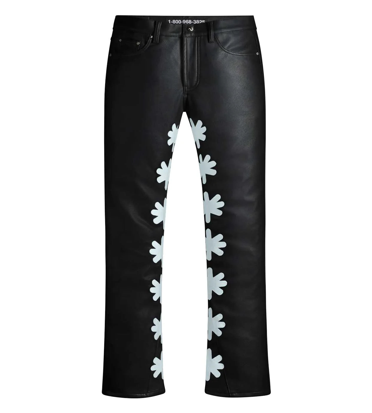 Leather Pant Black/White