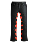 Wax Pant Black/Red