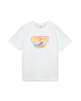 casa surf printed tee white jersey