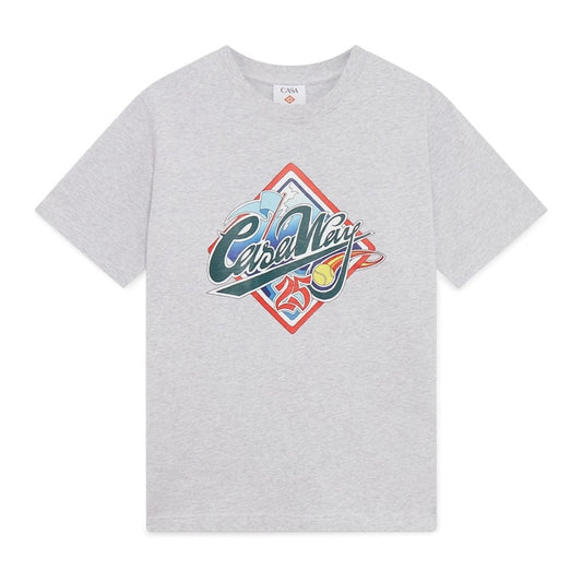 casa way world series printed tee grey marle jersey