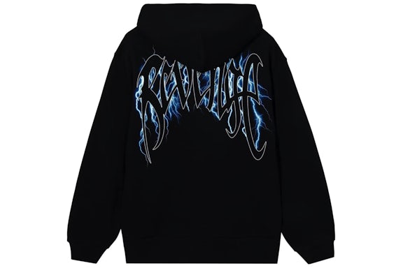 Blue Lighting Arch Logo Hoodie