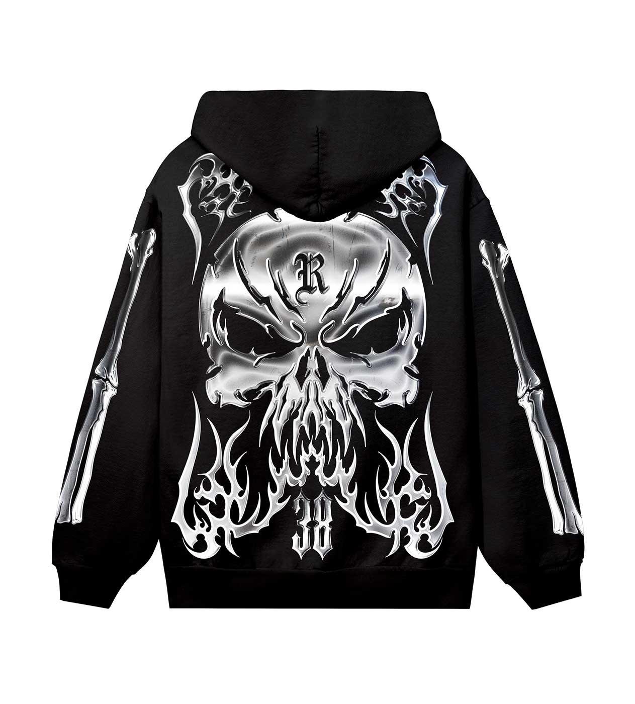 Chromed Out Hoodie Black
