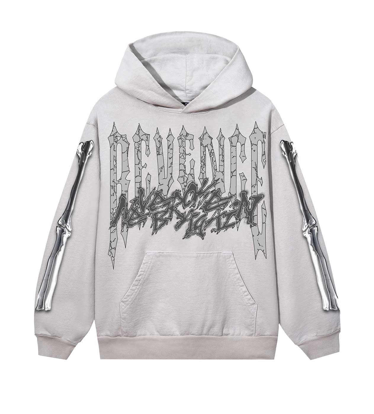 Chromed Out Hoodie Cement