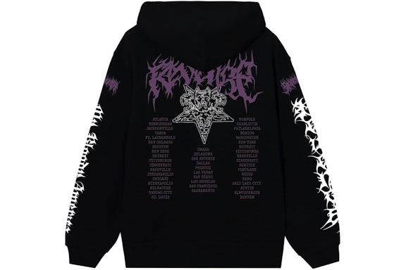 Metal Tour Hoodie Black/Purple