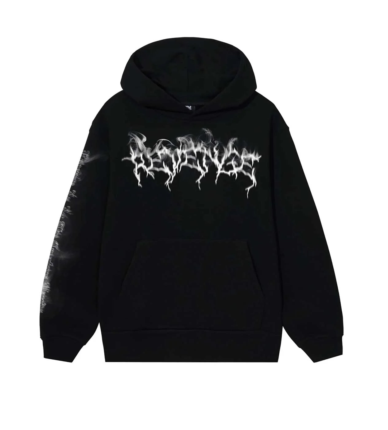 Smoke Lightning Hoodie Black
