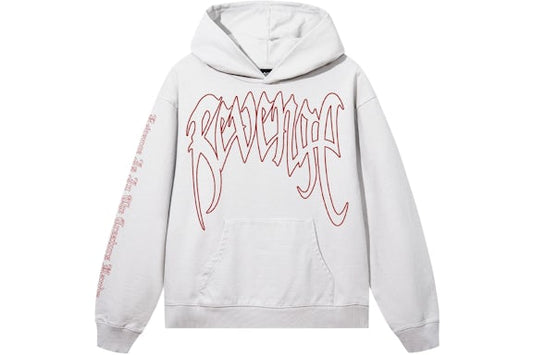 X Kill Outline Hoodie Cement/Red