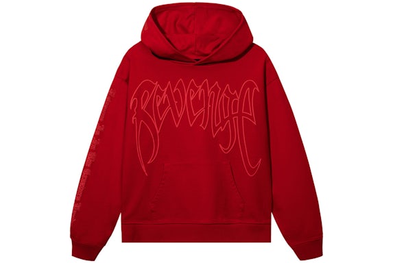 X Kill Outline Hoodie Red/Red