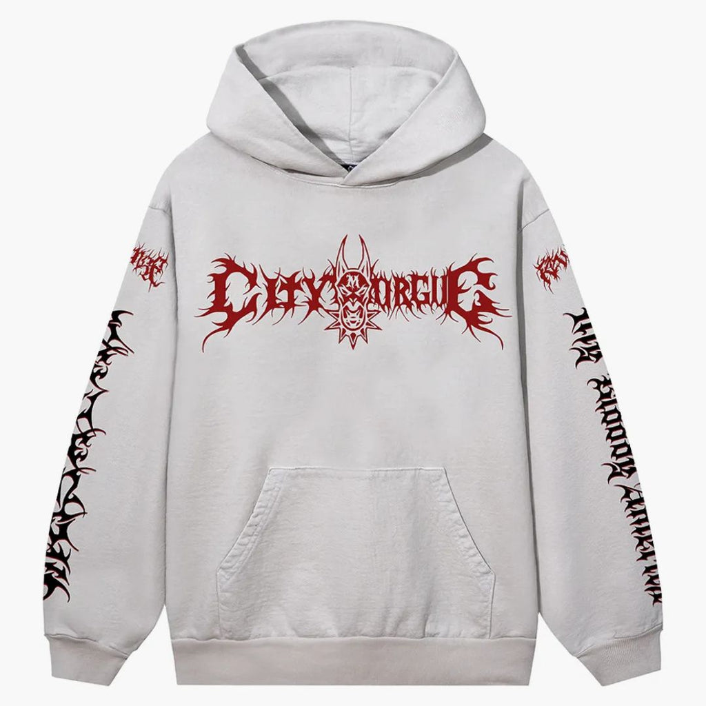 Metal Tour Hoodie Cement/Red