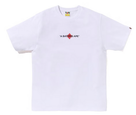 BAPE Japanese Fan White Tee