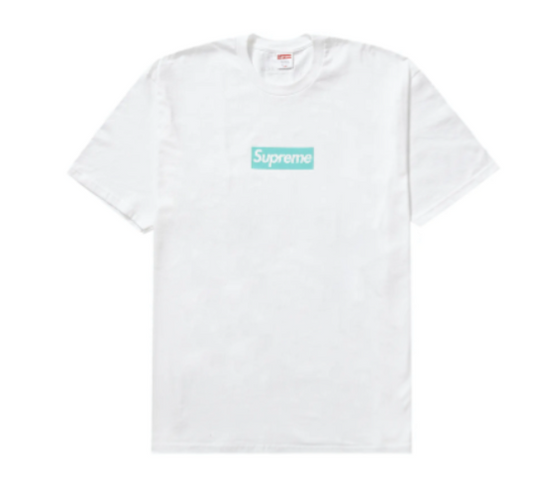 Supreme Tiffany & Co. FW21 Box Logo White Tee
