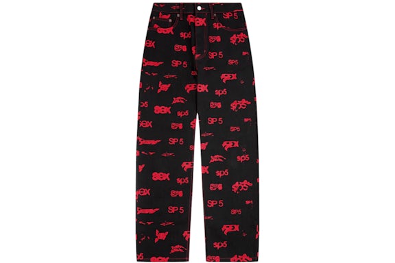 5EX AOP DENIM (PRODUCT A)-Black