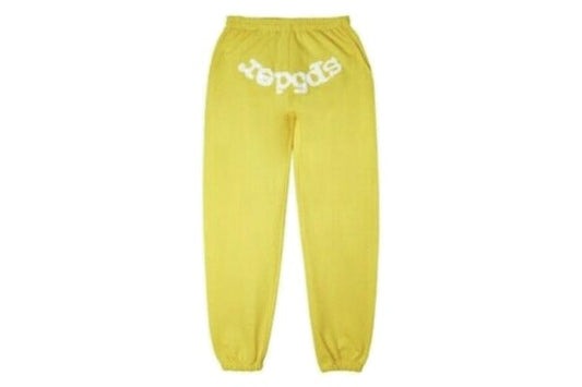 Sp5der Yellow Websuit Sweatpants