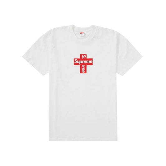 Supreme Cross FW20 Box Logo White Tee