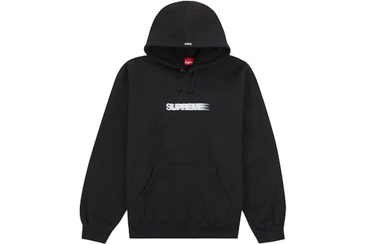 Supreme SS23 Motion Logo Black Hoodie