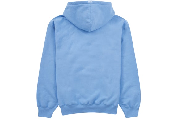 Supreme SS23 Motion Logo Light Blue Hoodie