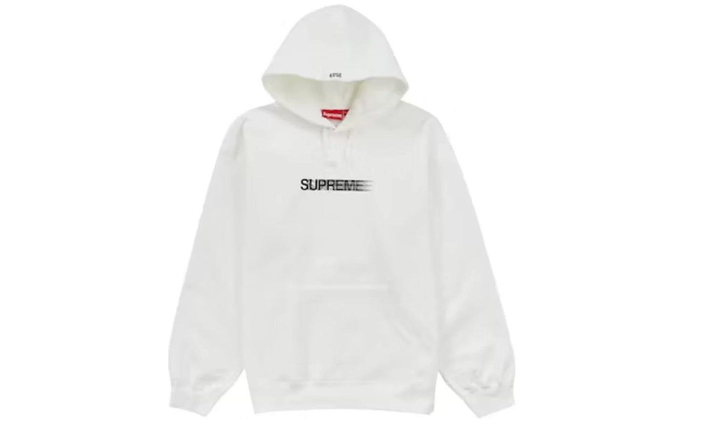 Supreme SS23 Motion Logo White Hoodie