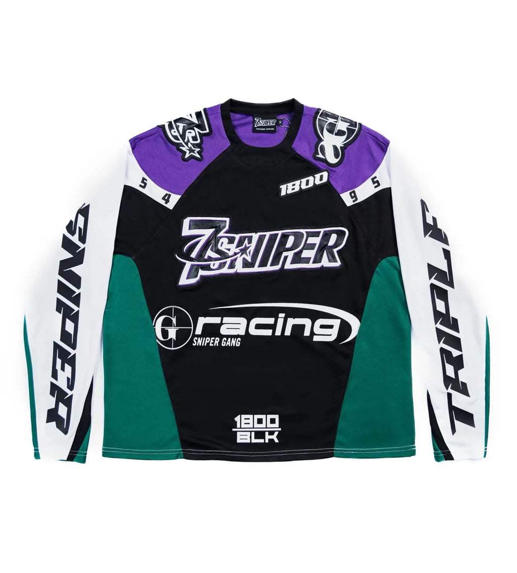 1800 Racing Jersey Green/Purple