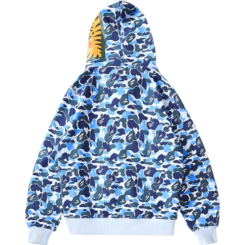 BAPE Shark Full Zip Hoodie Blue