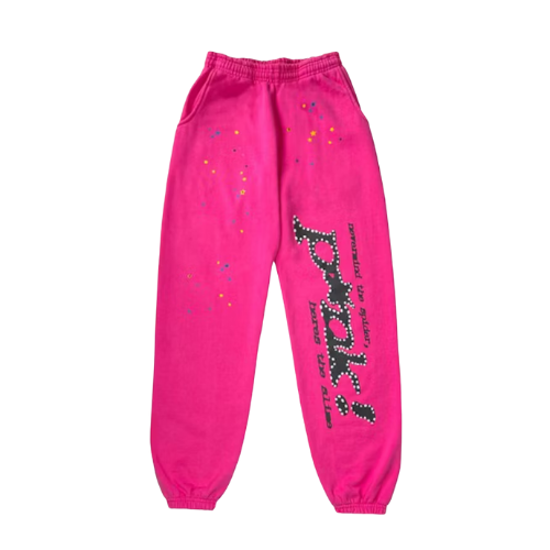 Sp5der Pink P*nk Sweatpants