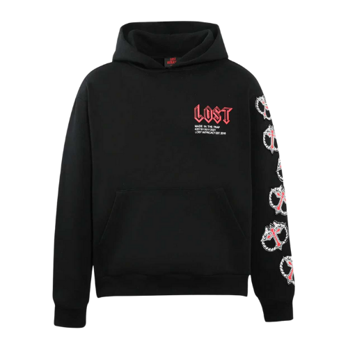 Black/Red MITT Hoodie