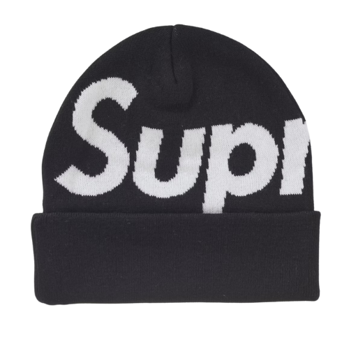 Supreme FW24 Big Logo Black Beanie