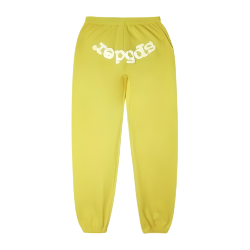 Sp5der Yellow Websuit Sweatpants