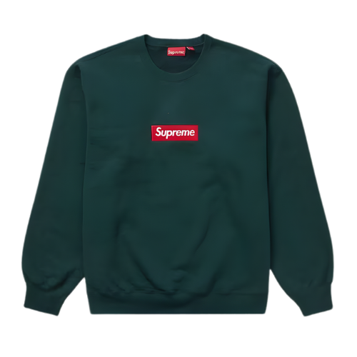 Supreme FW22 Box Logo Dark Pine Crewneck