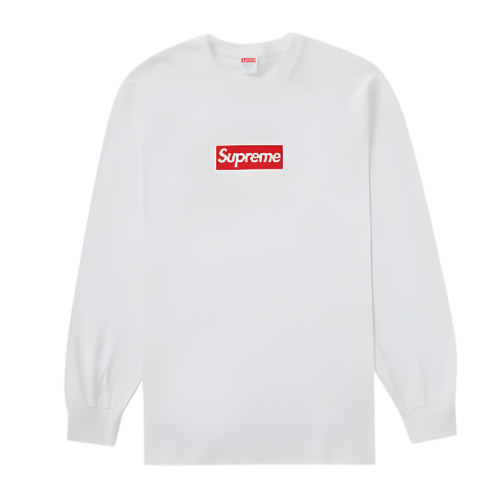 Supreme FW20 Box Logo White Tee Long Sleeve